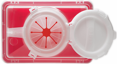 305465 | SHARPS COLL 6GAL RED 1102 NON VENT CAP