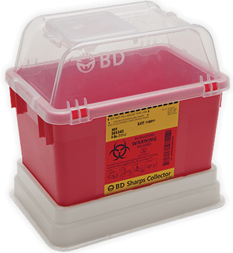 305489 | SHARPS COLL 6.9QT RED VENTED CAP