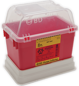 305490 | SHARPS COLL 8.2QT RED VENTED CAP