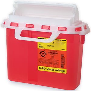305551 | SHARPS COLL NEXT GEN 5.4QT CLEAR 20 PACK