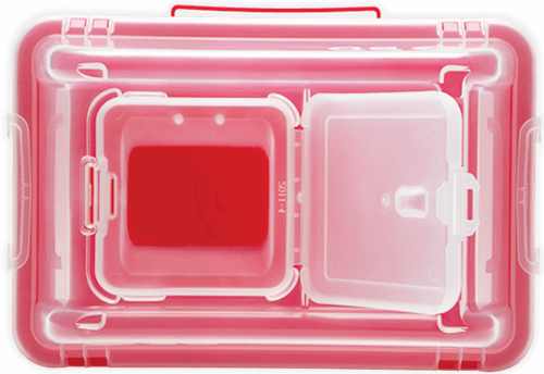 305602 | SHARPS COLL SLIDE CLOSE 9GAL GASKET RED