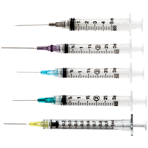 309625 | SYRINGE 1ML S T W NDL 26X3 8 IB