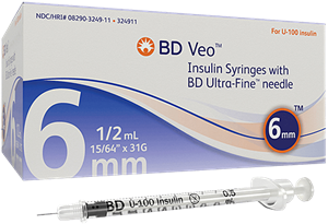 324909 | SYRINGE 0.3ML 31GA 6MM WHOLEUNIT 10BAG