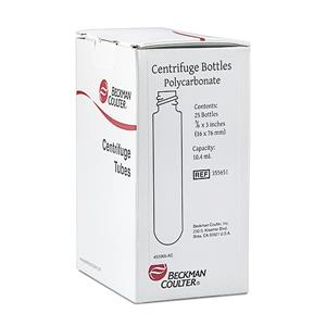 355651 | 10.4 mL Polycarbonate Bottle, 16 x 76mm - 25Pk