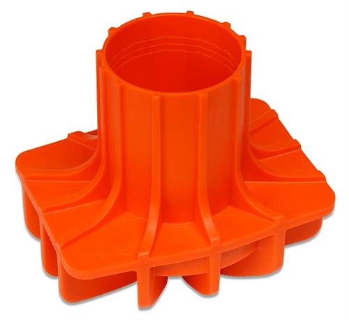 392079 | 60 mm Diameter Polypropylene Bottle Adapter, Quantity of Four