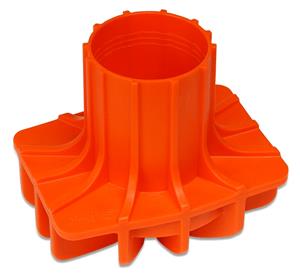 392079 | 60 mm Diameter Polypropylene Bottle Adapter, Quantity of Four
