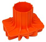 392079 | 60 mm Diameter Polypropylene Bottle Adapter, Quantity of Four