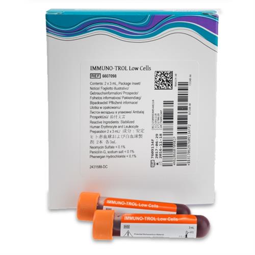 6607098 | IMMUNOTROL Low Cells, 60 Tests, CE, IVD