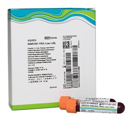 B25700 | AQUIOS IMMUNO-TROL Low Cells, 2 x 3 mL, CE, IVD