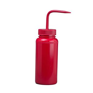 F11651-0016 | BOTTLE WASH PE WM WITH RED CLOSURE 16OZ