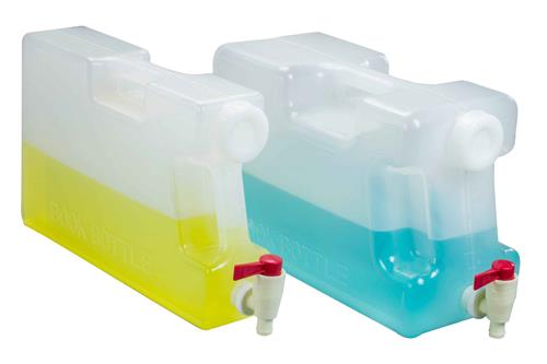 H11862-0005 | BOTTLE PP BOOK WITH SPIGOT 5LITER