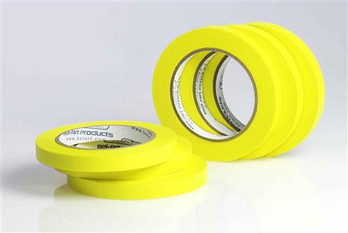 F13485-0050 | WRITE ON LABEL TAPE 40YD YELLOW 1 2 6PK