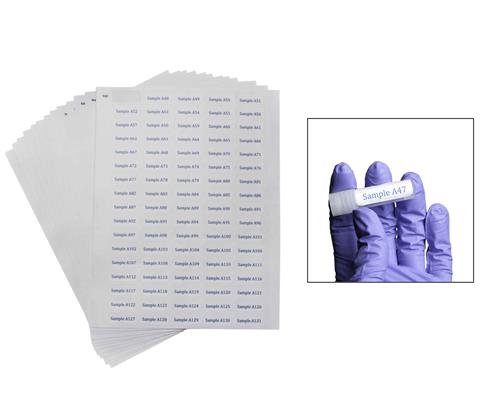 F13491-3301 | CRYO LABELS SHEETS 33X13MM WHITE