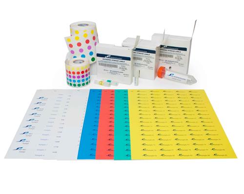 F134919501 | CRYO LABELS SHEETS 9.5MM DOTS WHITE