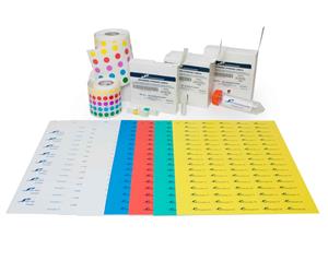 F134919501 | CRYO LABELS SHEETS 9.5MM DOTS WHITE