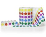 F13492-9502 | CRYO LABELS ROLLS 9.5MM DOTS ASSORTED