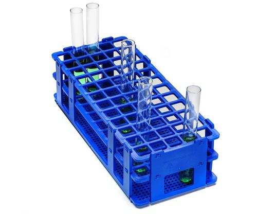 F18747-0001 | NO WIRE RACK PP TEST TUBE 16MM BLUE