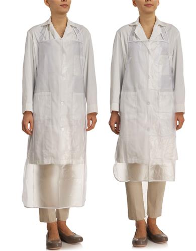 H24604-0001 | VIKEM VINYL APRON 42 X36 TRANSCLUCENT