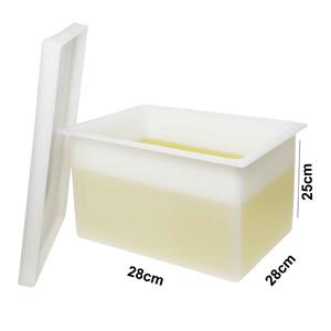 H34080-0000 | TANK PE RECTANGULAR WITH LID 5GALLON
