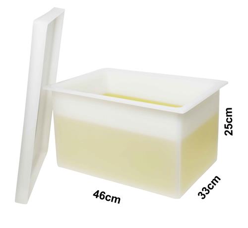 H34082-0000 | TANK PE RECTANGULAR WITH LID 10GALLON