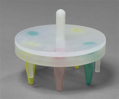 F37084-0020 | RACK TPX FLOATING ROUND BUBBLE 20PLACES