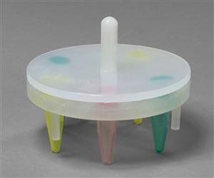 F37084-0020 | RACK TPX FLOATING ROUND BUBBLE 20PLACES