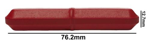F37109-0031 | SPINBAR STIRRING BAR TEFLON OCTAGON RED