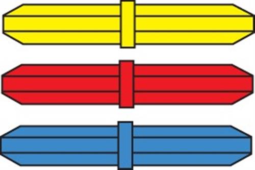 F37163-0000 | SPINPAK COLORED OCTAGON ASST 6 PK