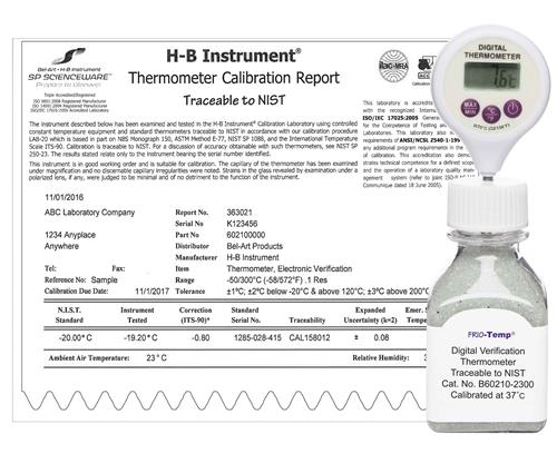 B60210-2300 | CALBRTD Therm FRIO Temp 0 70C 75MM 37C
