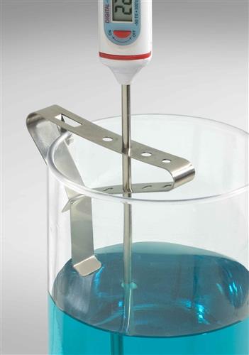 B61400-7100 | Holder Thermometer Beaker Clip Stainl