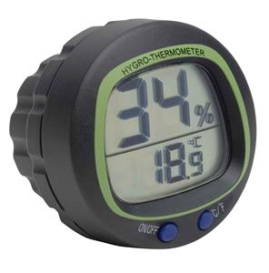 B61506-0300 | H-B DURAC Electronic Thermometer-Hygrometer, Panel Mount; 0/50C, 20/99 Percent Humidity Range, Plastic