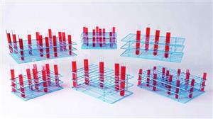 F18763-0160 | POXYGRID RACK WIRE TEST TUBE BLUE