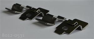 8012-0531 | BINDER Rack fasteners (1 set of 4) for additional security of racks