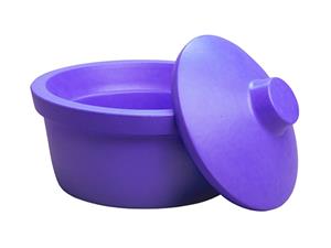 BCS-115-25PL | Ice Pan with Lid, Round 2.5l