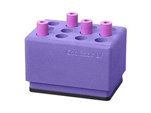 BCS-235 | Thermoconductive Tube Rack for 12 x 13mm or 16mm Blood Tubes, with Insulative Exterior (formerly CoolRack® LV)