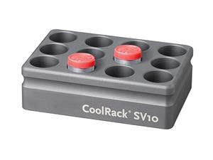 BCS-265 | Thermoconductive Tube Rack for 12 x 10ml Injectable Cell Therapy Ampules (formerly CoolRack® SV10)