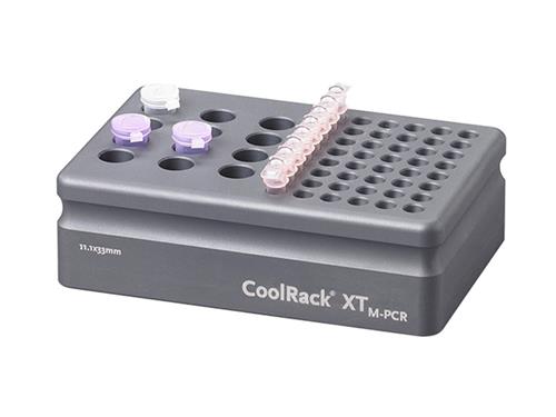 BCS-523 | Thermoconductive Tube Rack for Microcentrifuge Tubes Plus Strip Wells (formerly CoolRack® XT M-PCR)