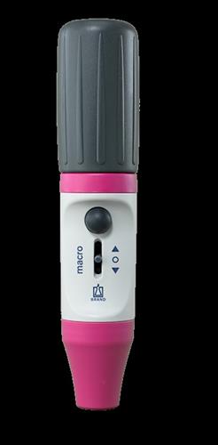 26203 | macro pipette controller for pipettes 0.1-200 ml, magenta, with spare membrane filter