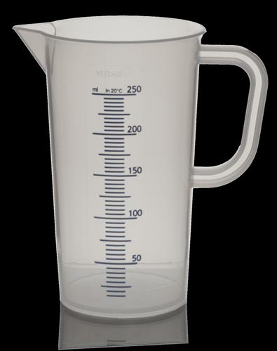 440081 | Graduated Pitcher, PP, w/blue embossed graduations