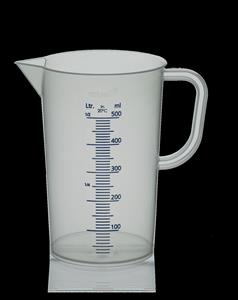441081 | Graduated Pitcher, PP, w/blue embossed graduations