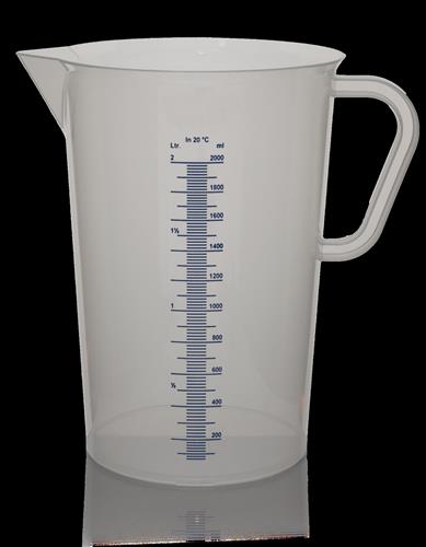 443081 | Graduated Pitcher, PP, w/blue embossed graduations