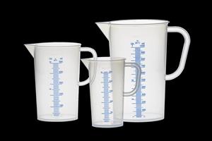 445081 | Graduated Pitcher, PP, w/blue embossed graduations