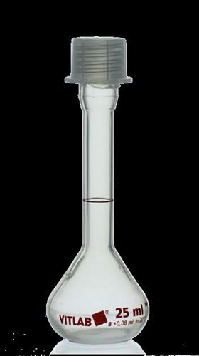 671895 | Volumetric Flask, PMP, with PP srew cap, Class B