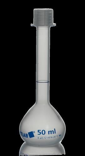 672891 | Volumetric Flask, PP, with PP srew cap, Class B