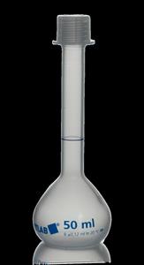 672891 | Volumetric Flask, PP, with PP srew cap, Class B