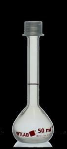 672895 | Volumetric Flask, PMP, with PP srew cap, Class B