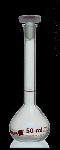 67295 | Volumetric Flask, PMP, with PP stopper, Class B