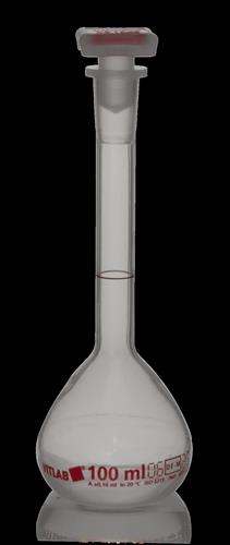 67304 | Volumetric Flask, PMP, with PP stopper, Class A