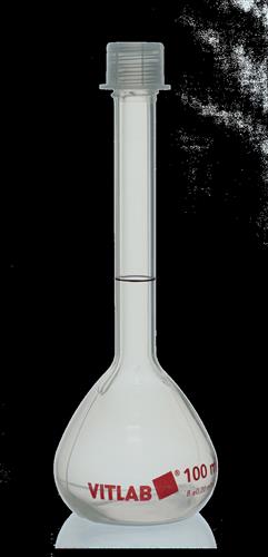 673895 | Volumetric Flask, PMP, with PP srew cap, Class B