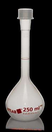 674895 | Volumetric Flask, PMP, with PP srew cap, Class B
